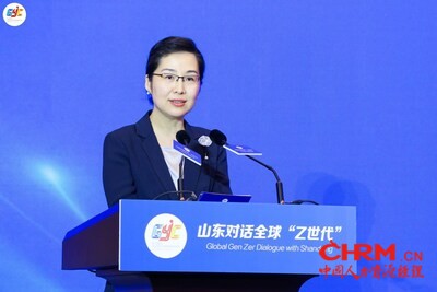 山东省委宣传部分管日常工作的副部长、省文明办主任、省新闻办主任袭艳春致辞。